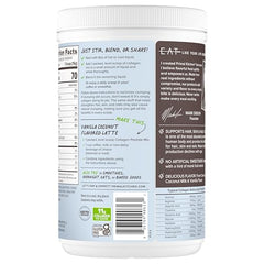 Primal Kitchen Vanilla Collagen Fuel blended into a smoothie.