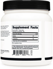 Primal L-Glutamine quality seal confirms NSF and GMP compliance.