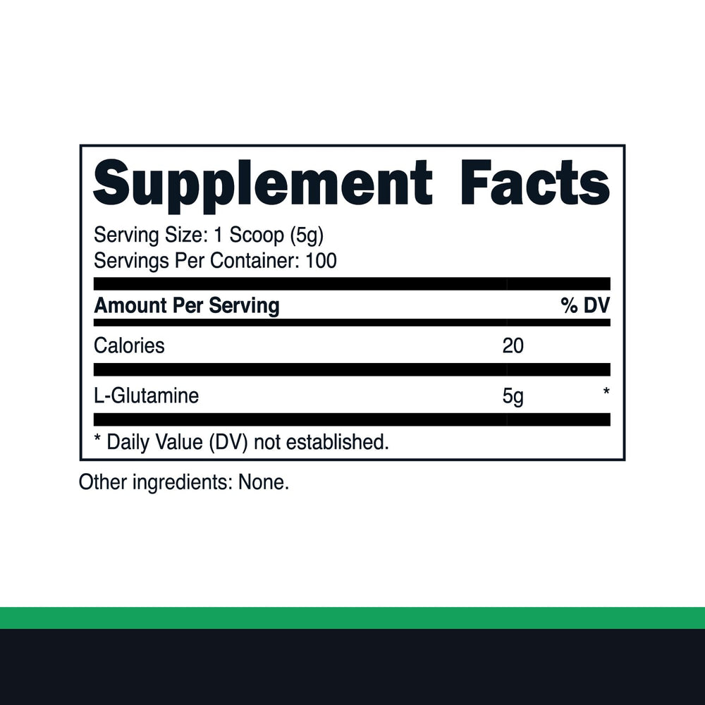 Primal L-Glutamine serving scoop shows easy 5 g dosing for workouts.