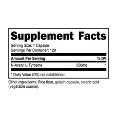 Primal NALT bottle front view, gluten-free and non-GMO formula for focus.