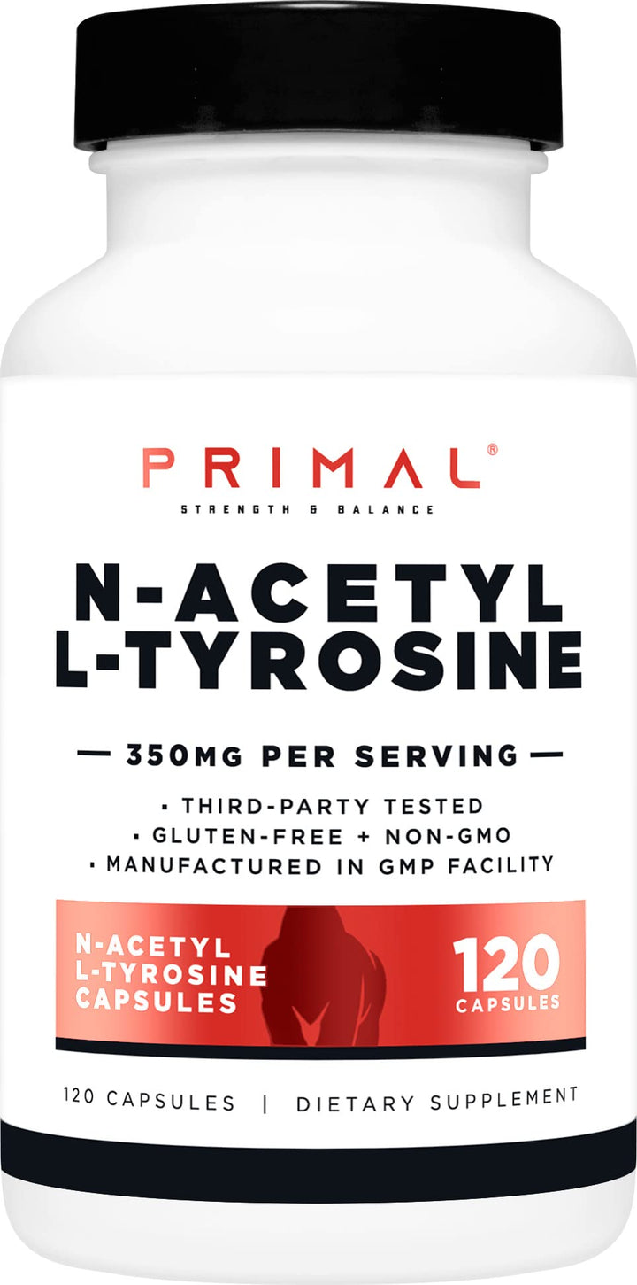 Primal NALT capsules with 120 servings support sustained focus and daily energy.