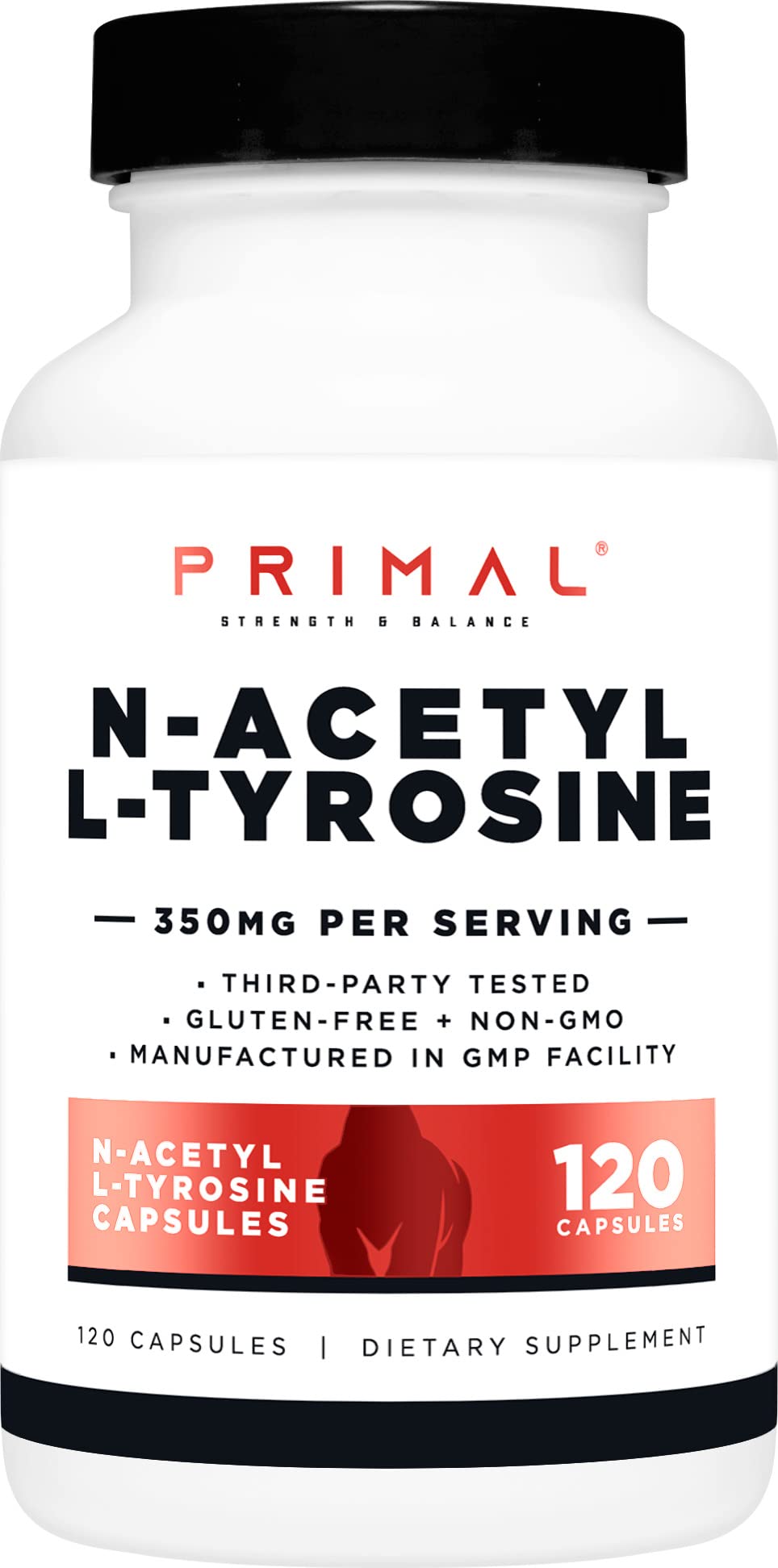 Primal NALT capsules with 120 servings support sustained focus and daily energy.