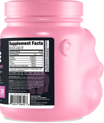 Primal Pre-Workout grapefruit label closeup highlights gluten-free and non-GMO formula.