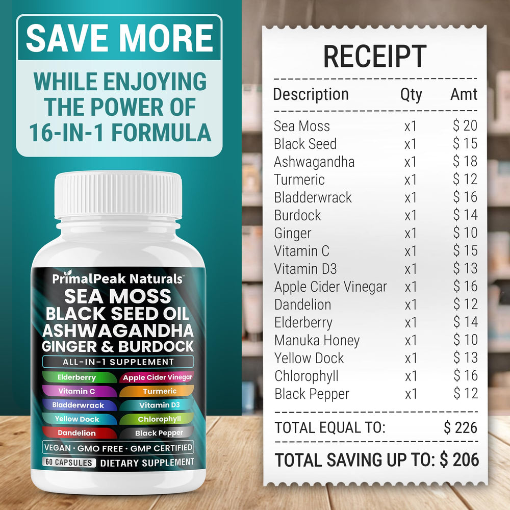 PrimalPeak Naturals Ginger root capsules providing digestive comfort