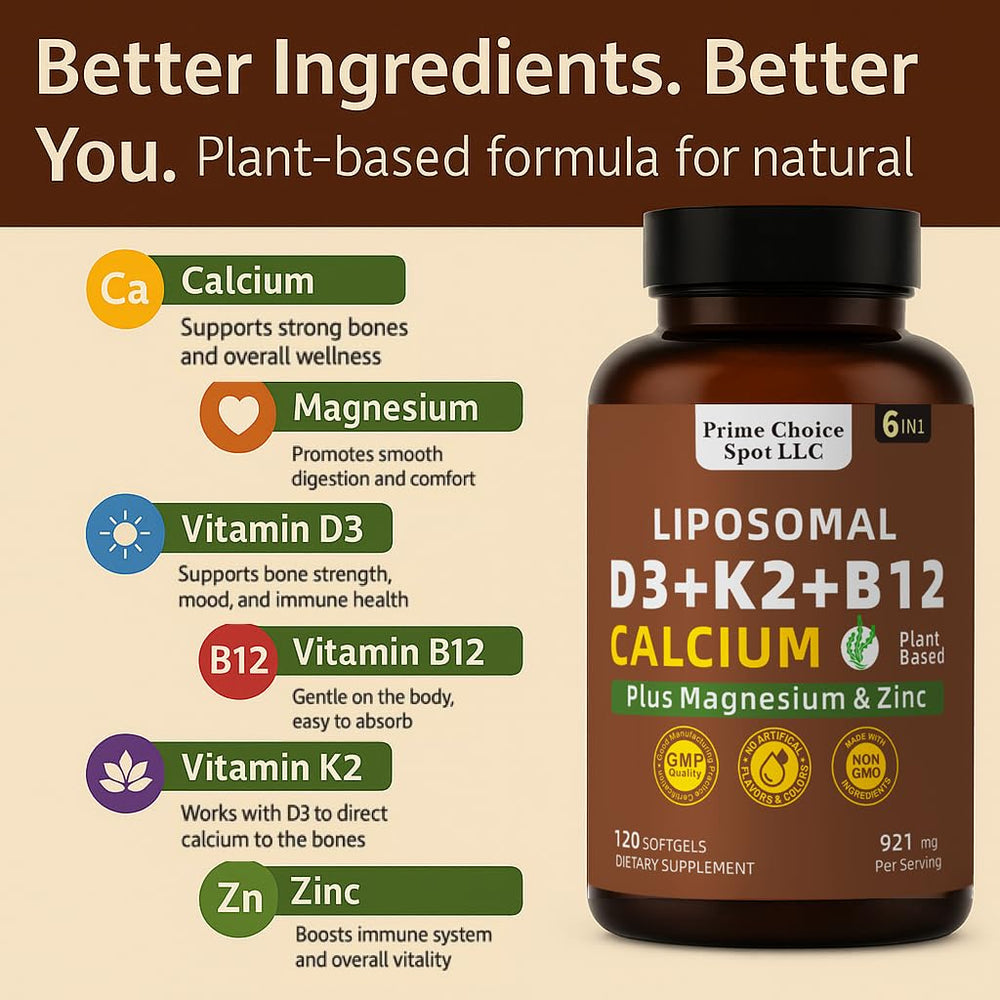 Prime Choice Spot calcium magnesium zinc blend supports mobility and muscle function.