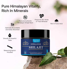 Prime Choice Spot Himalayan Shilajit resin texture close-up with rich consistency
