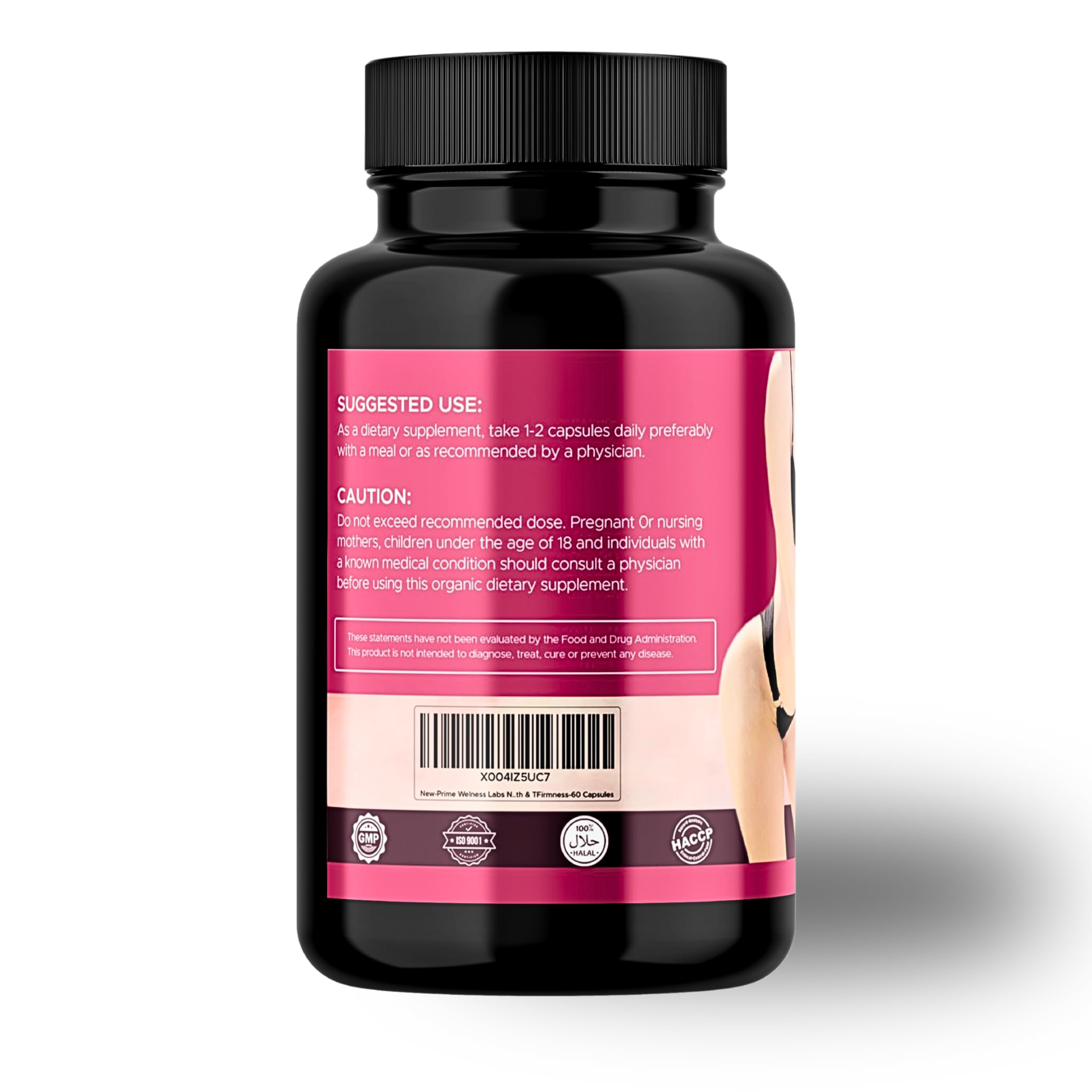 Prime Wellness Labs capsules close-up highlighting plant-based blend with maca and fenugreek