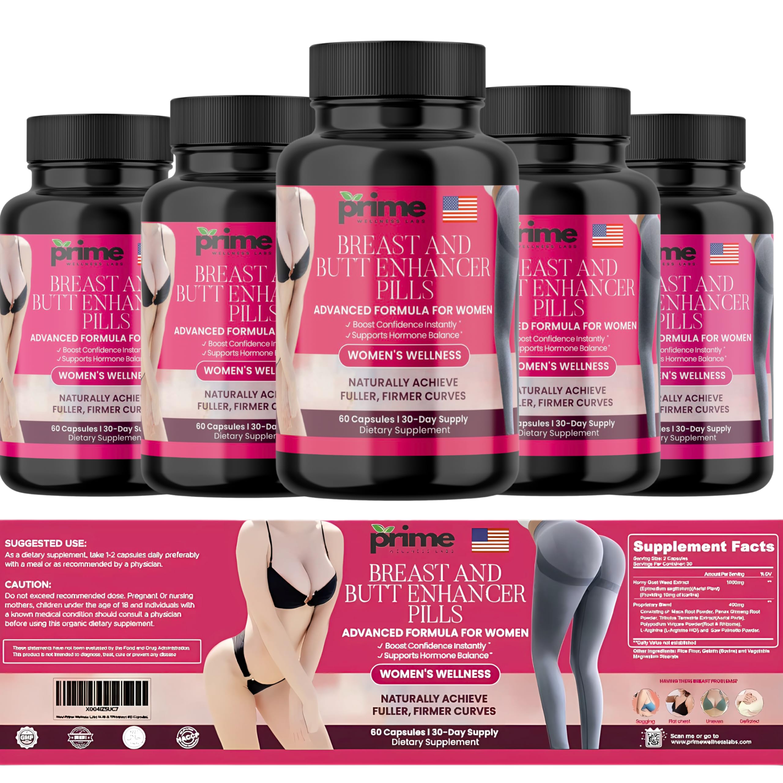 Prime Wellness Labs lab purity seal indicating paraben-free, filler-free quality
