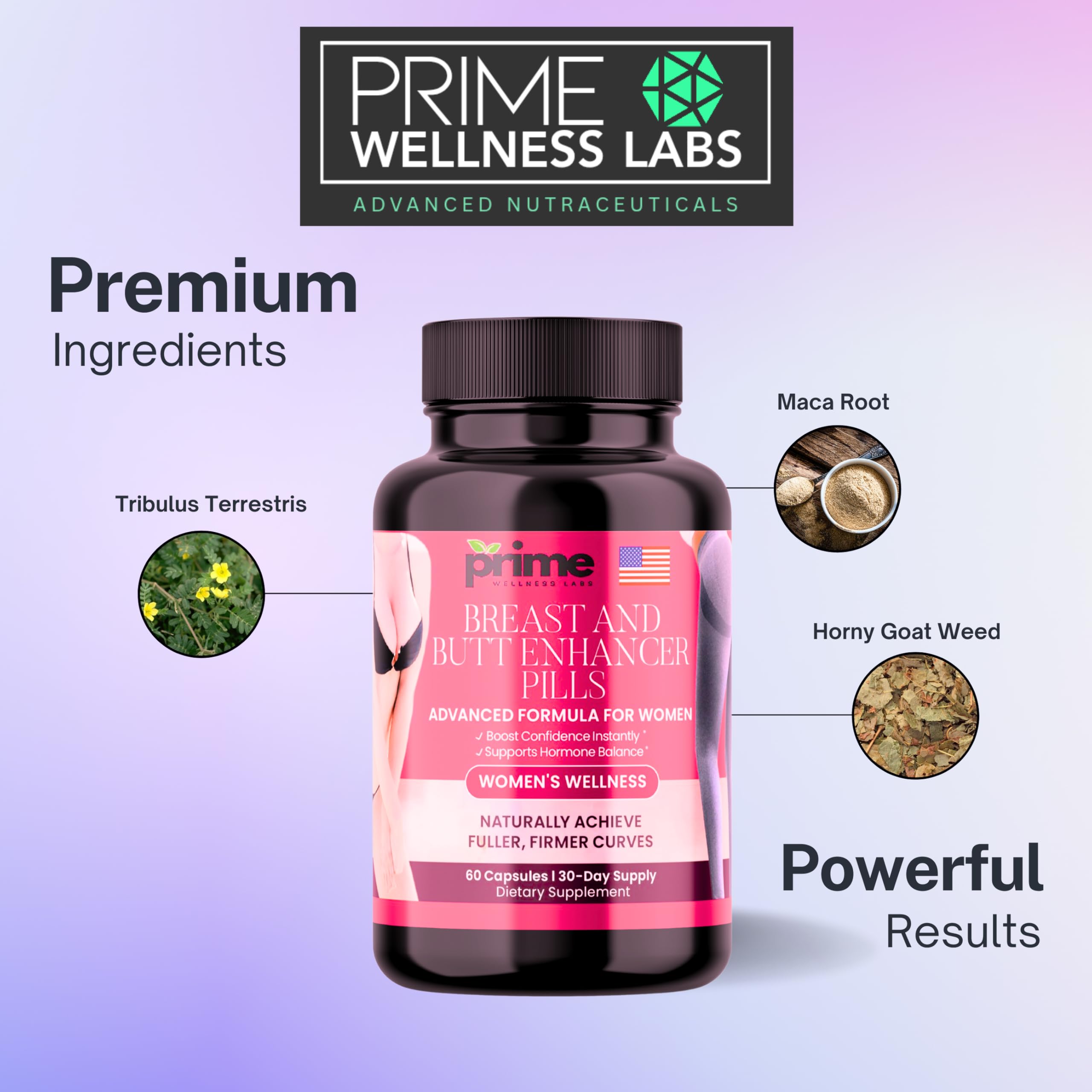 Prime Wellness Labs saw palmetto berries visual representing balanced estrogen support