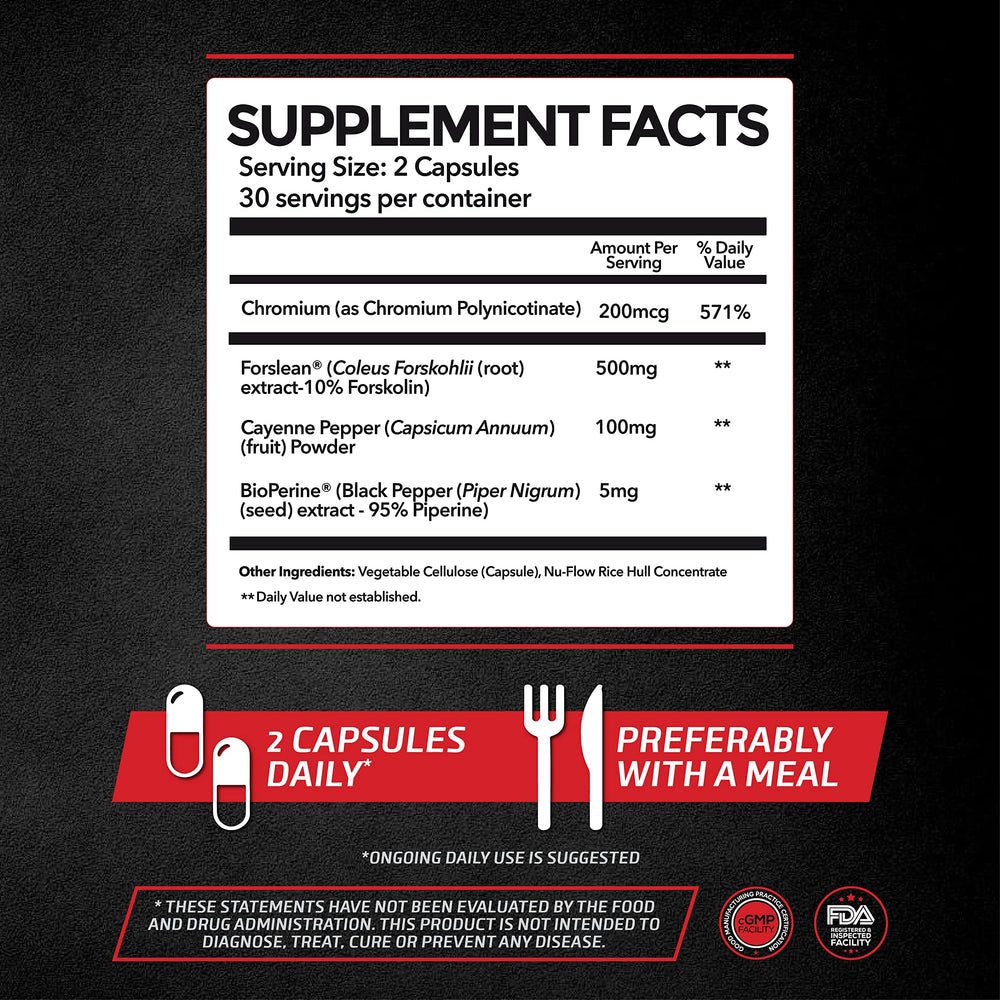 PrimeGENIX CalmLean label emphasizes thermogenic nutrients for metabolism