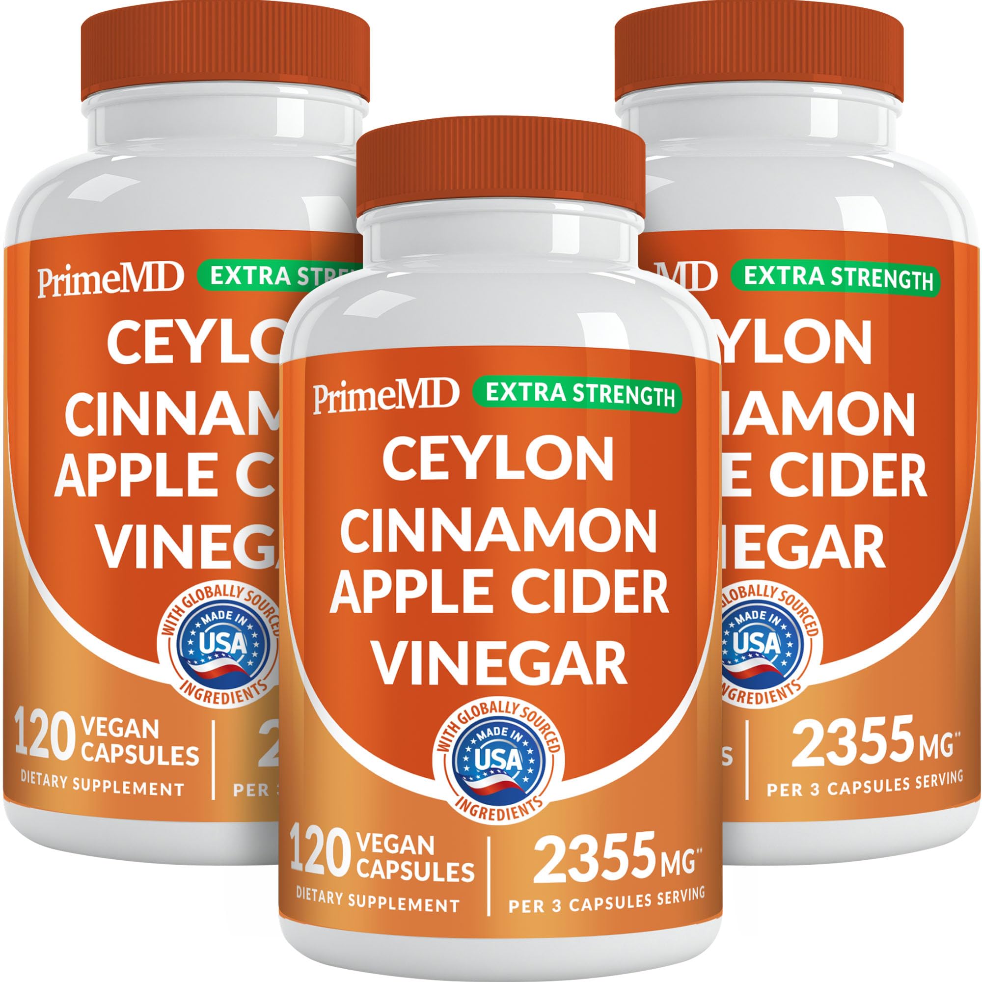 PrimeMD 5-in-1 Cinnamon powder bottle for everyday supplementation