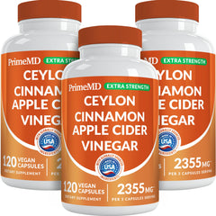 PrimeMD 5-in-1 Cinnamon powder bottle for everyday supplementation