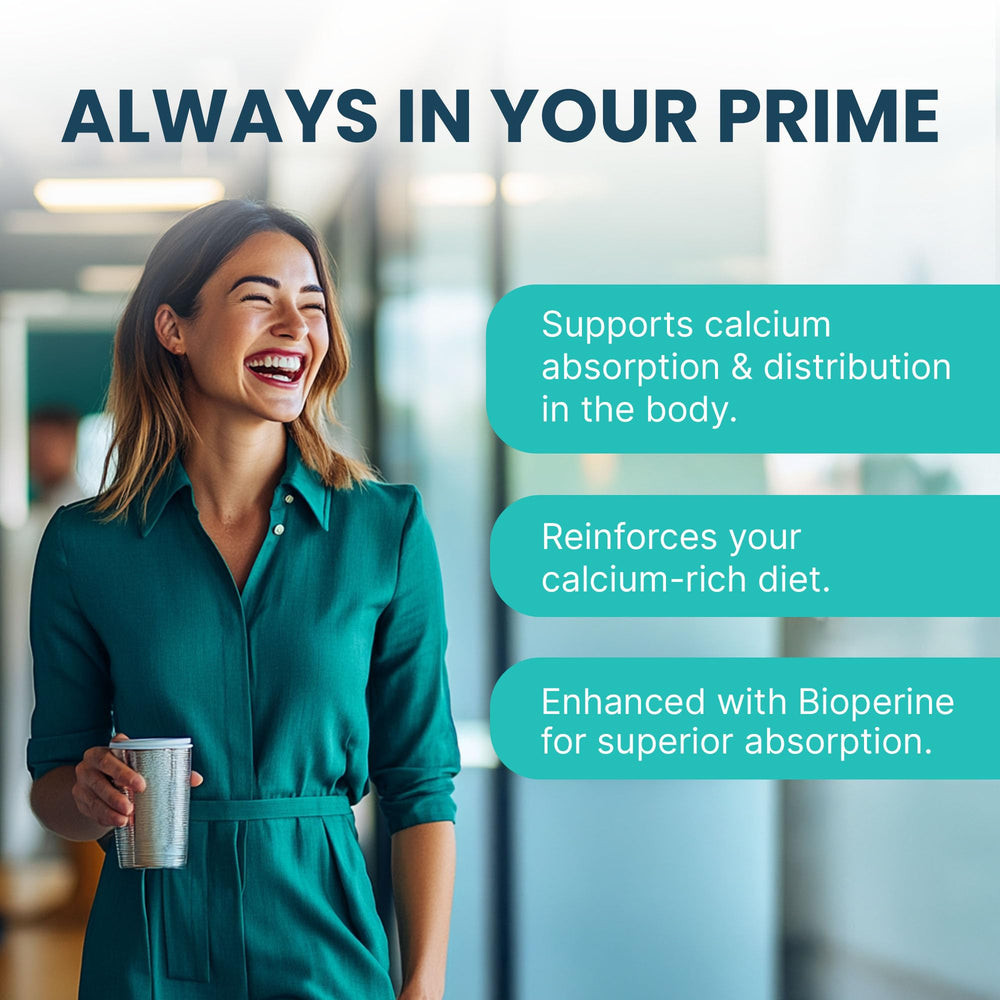 PrimeMD 601mg calcium per serving underscores solid foundational nutrient.