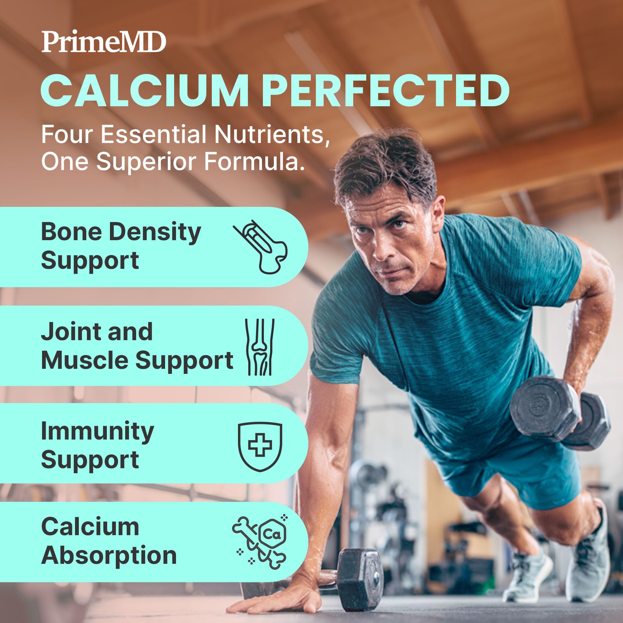 PrimeMD bottle shown on kitchen counter during breakfast routine.