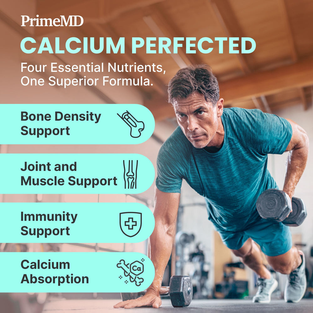 PrimeMD bottle shown on kitchen counter during breakfast routine.