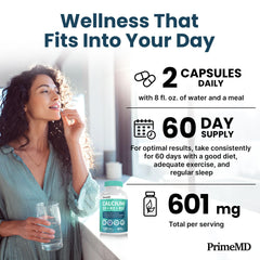 PrimeMD label emphasizes vegan-friendly and gluten-free certifications.