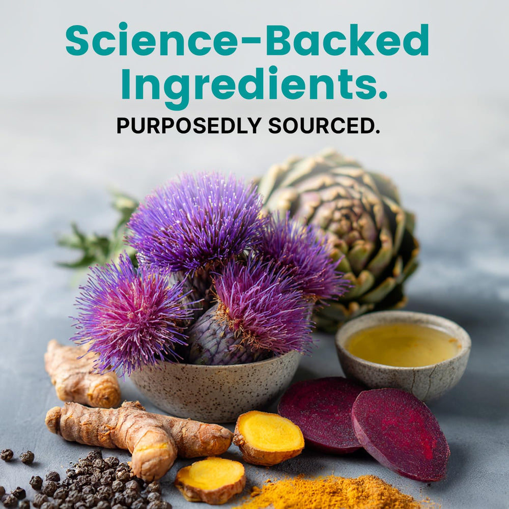 PrimeMD liver enzyme support capsules for balanced metabolism and toxin management.