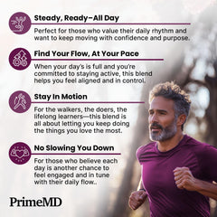 PrimeMD turmeric bottle closeup suggesting natural anti-inflammatory wellness.