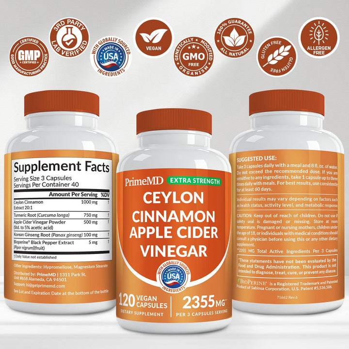 PrimeMD two-pack packaging scene indicating value and consistency.
