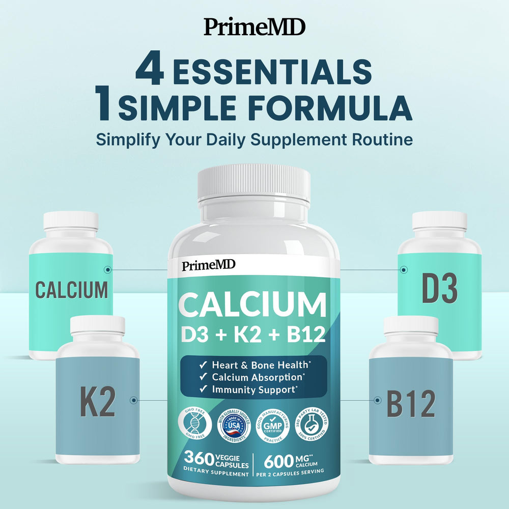 PrimeMD vegan gluten-free label highlighted on the bottle.