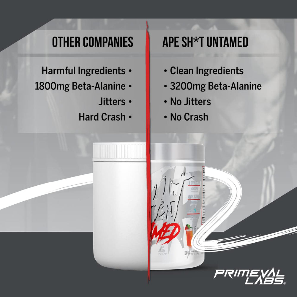 Beta-Alanine powder section emphasizes endurance-focused formula for training