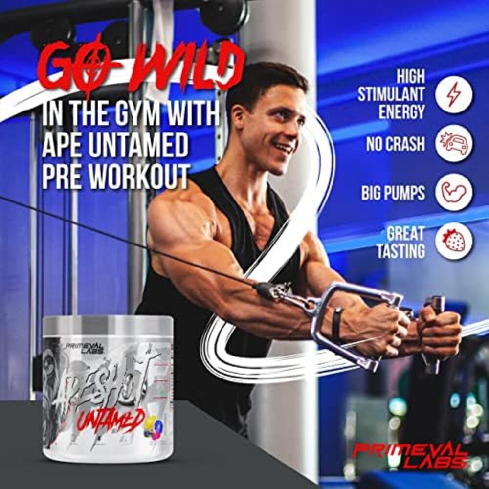 L-Citrulline ingredient in Ape Untamed formula for nitric oxide support.