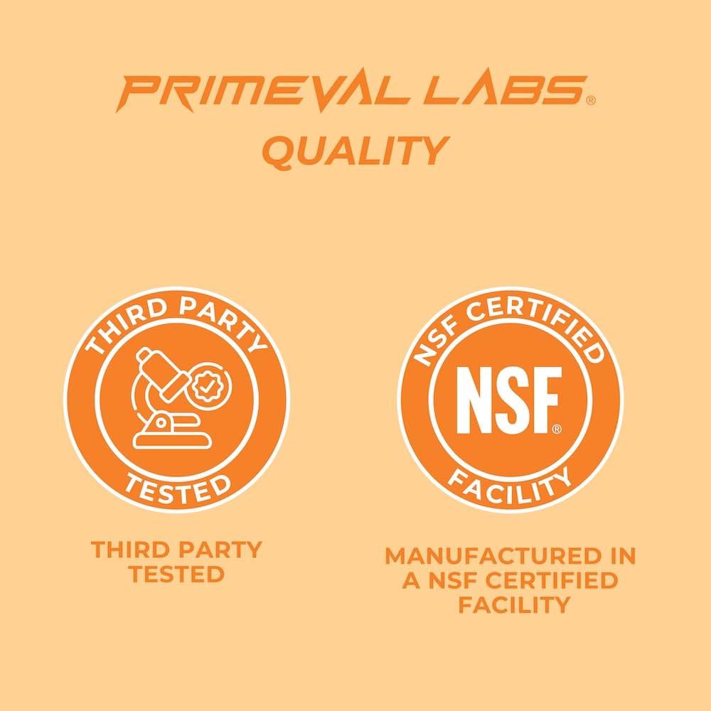 Primeval Labs PRE CognatiQ support for laser focus during training.