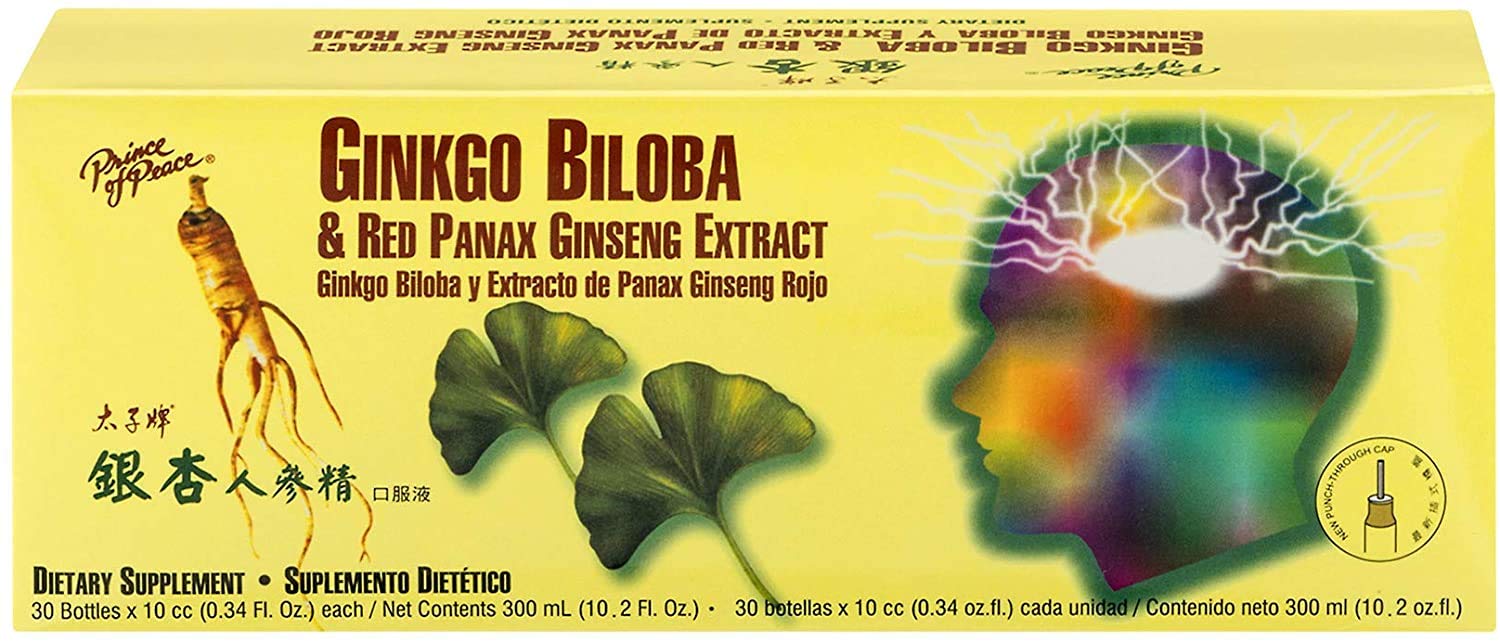 Prince Of Peace red panax ginseng extract bottle for energy and focus