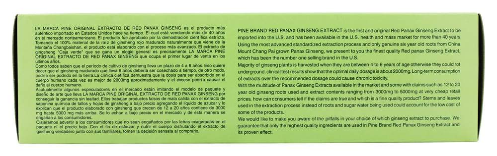 Prince Of Peace Red Panax Ginseng Extractum single dose vial for daily ritual