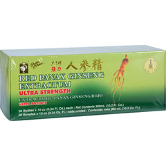 Prince Of Peace Red Panax Ginseng Extractum Ultra Strength 30 Vials package front, daily vitality support