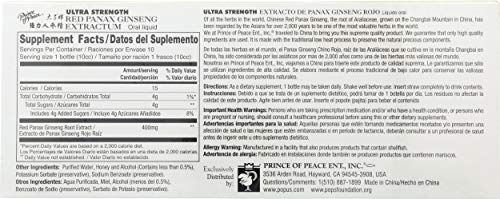 Prince Of Peace ultra-strength extractum label close-up shows premium quality.