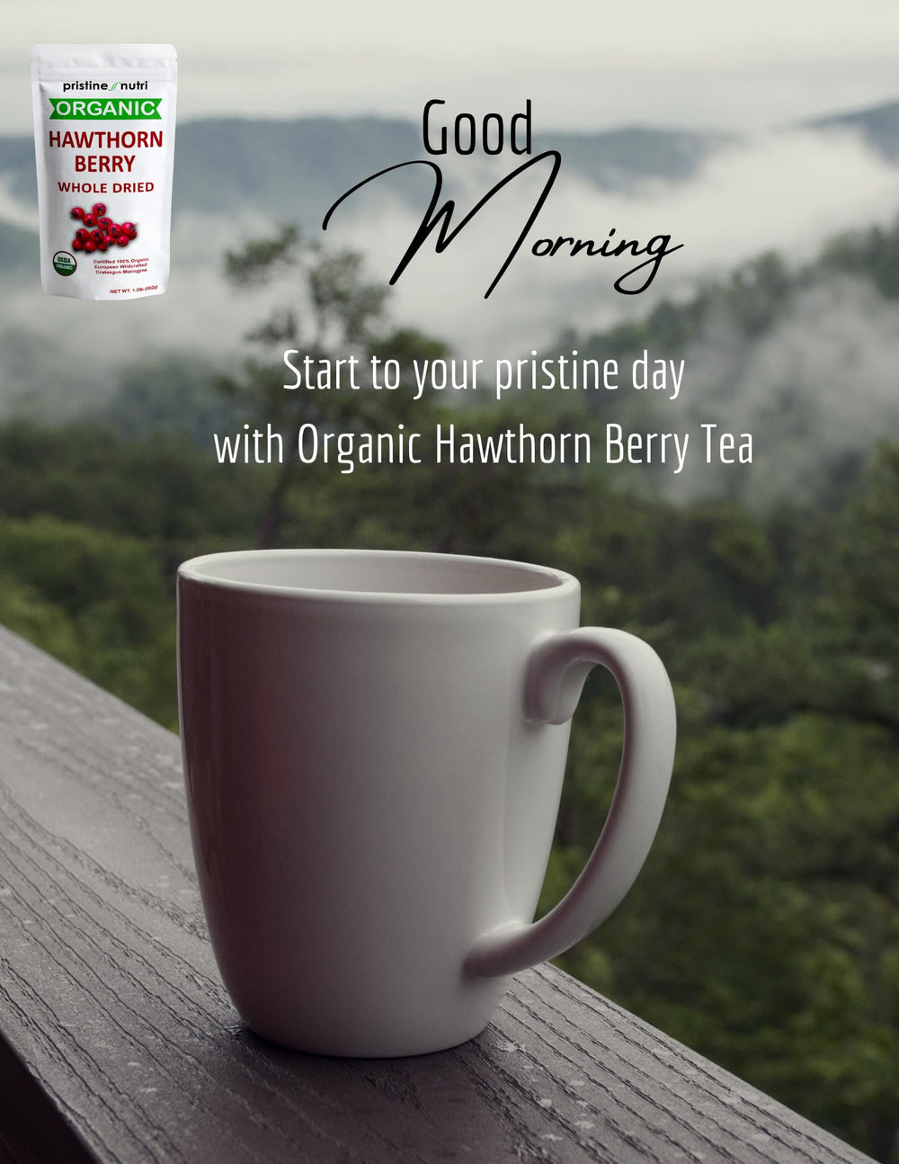 Dessert infusion with Pristine Nutri hawthorn berries dried bulk for flavor
