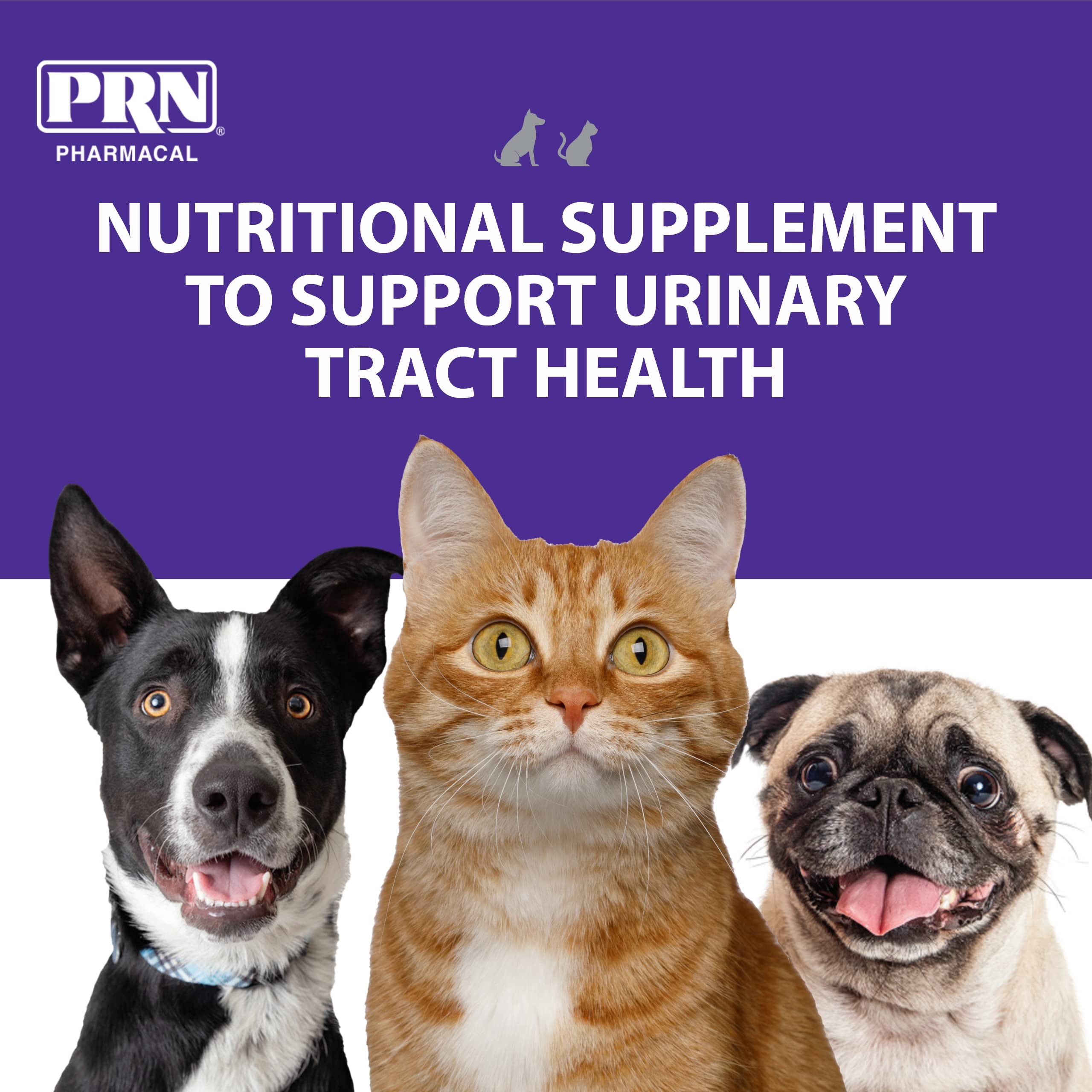 PRN CranMate uses American cranberry extract to support urinary wellness in pets.
