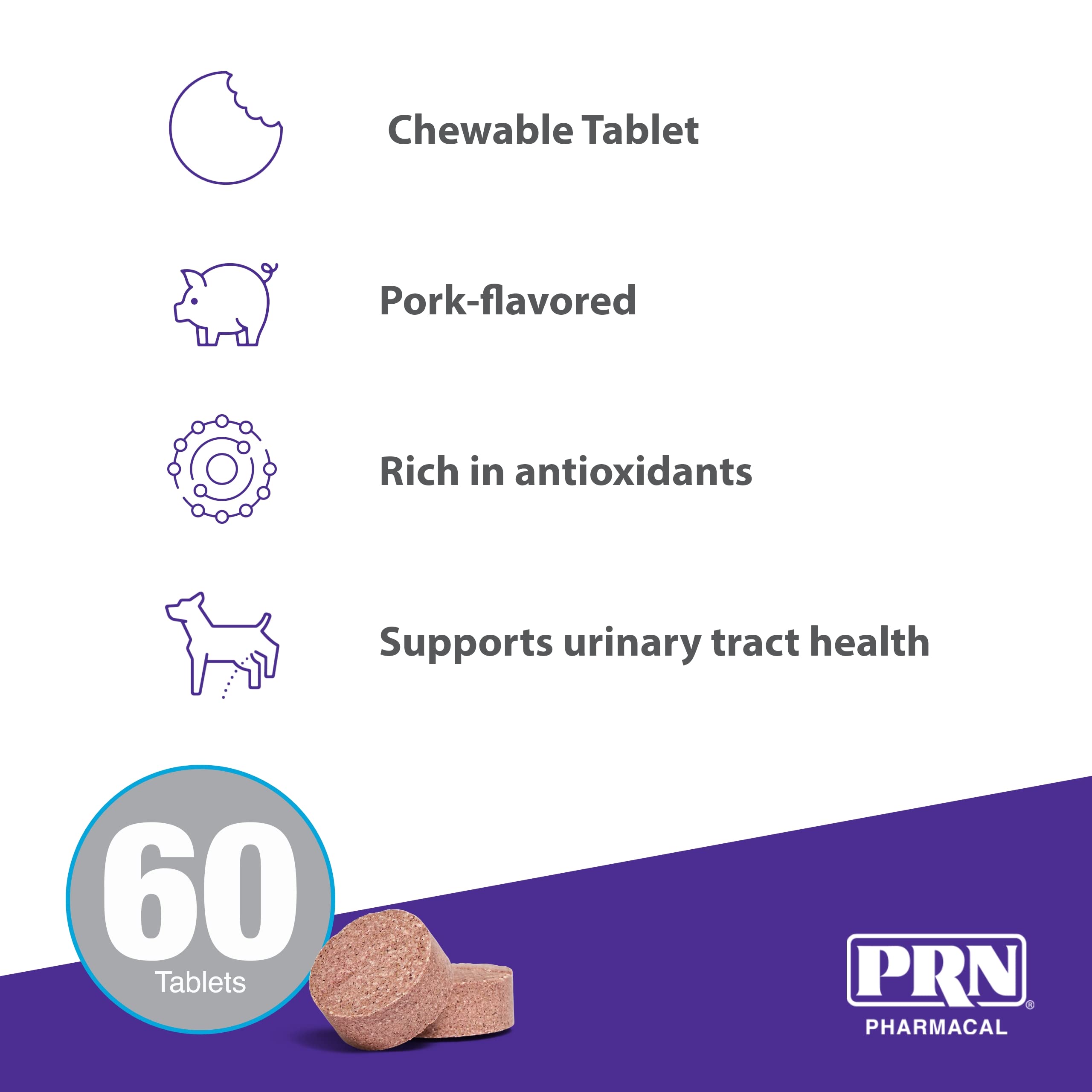 PRN CranMate purified cranberry extract provides polyphenol-rich nutrition for pet health.