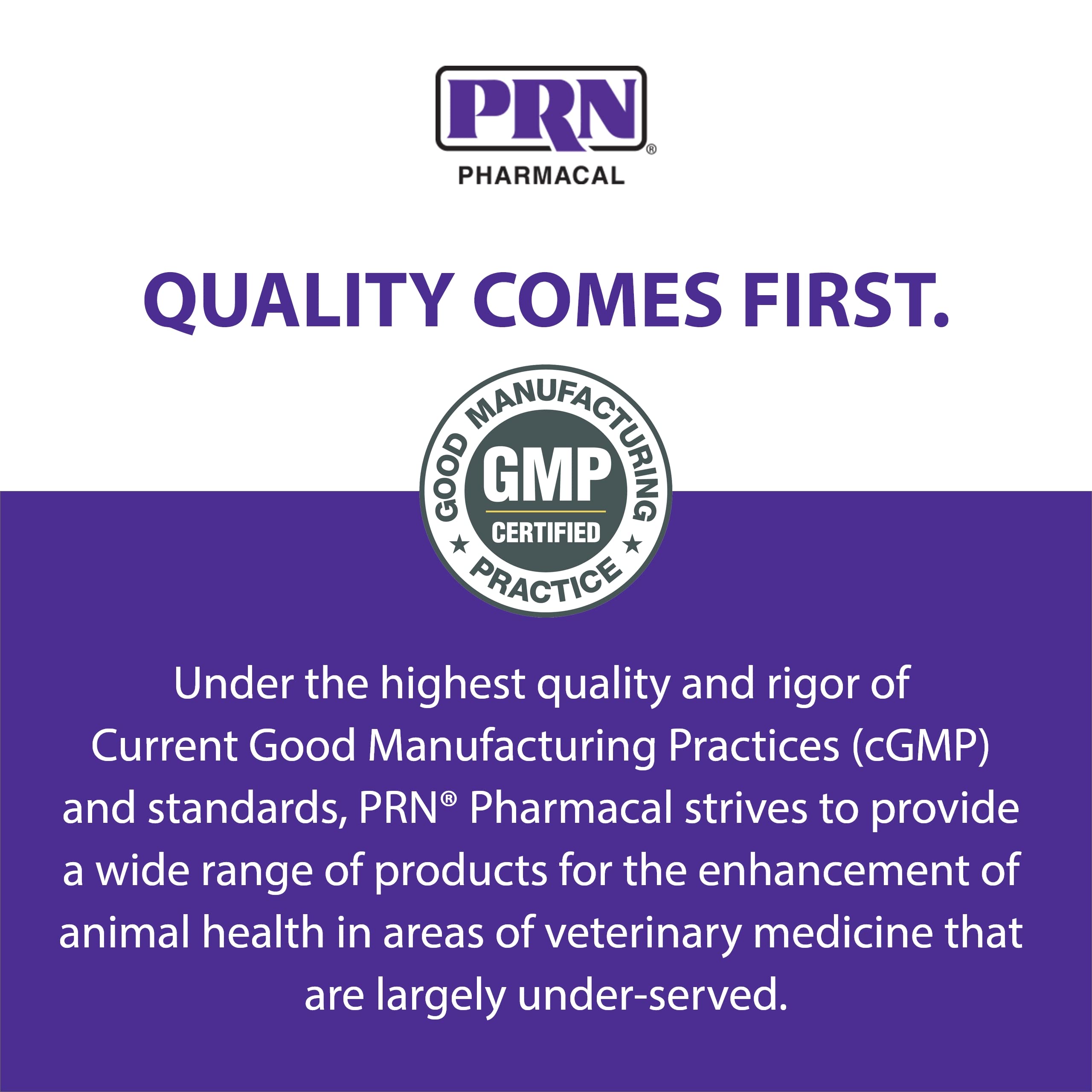 PRN CranMate storage at room temperature for convenient pet supplementation.