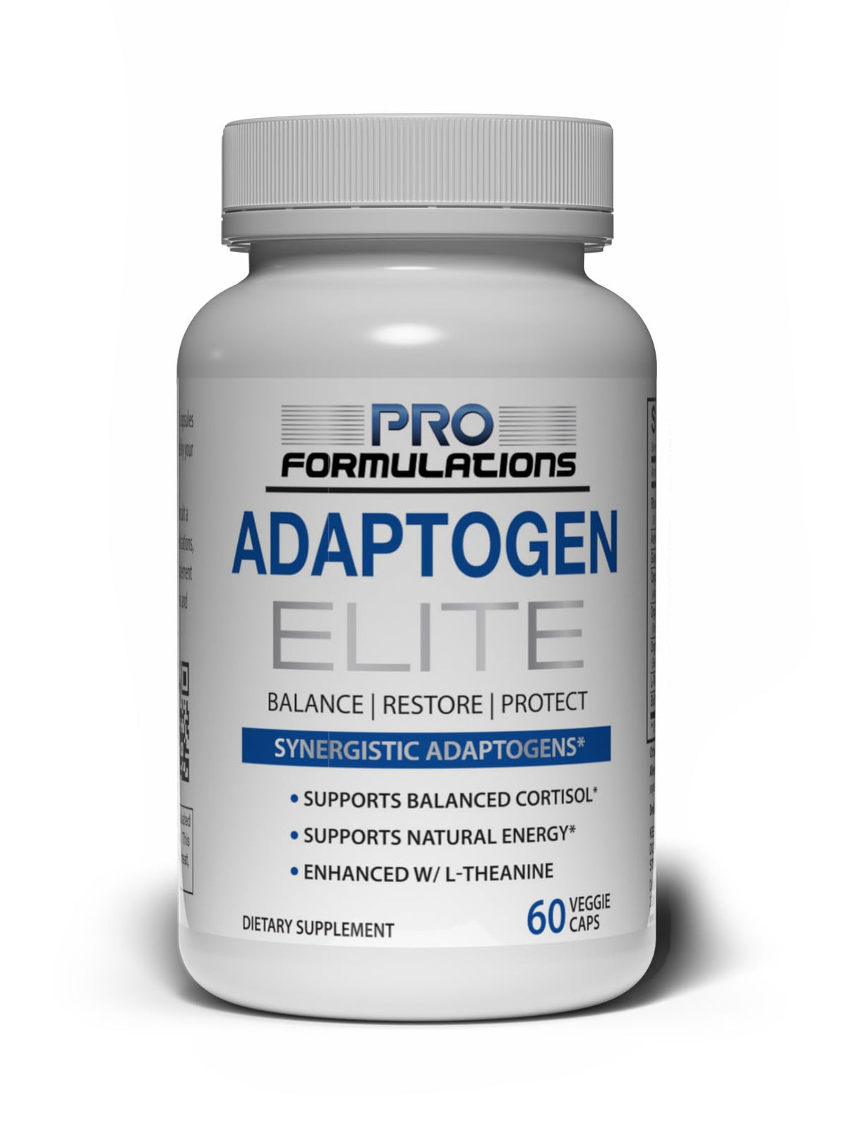 Pro Formulations MD Adaptogen Elite bottle with premium blends for balanced energy