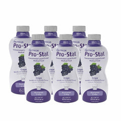 Pro-Stat concentrated liquid protein bottle showcasing the easy-pour design for efficient nutrition