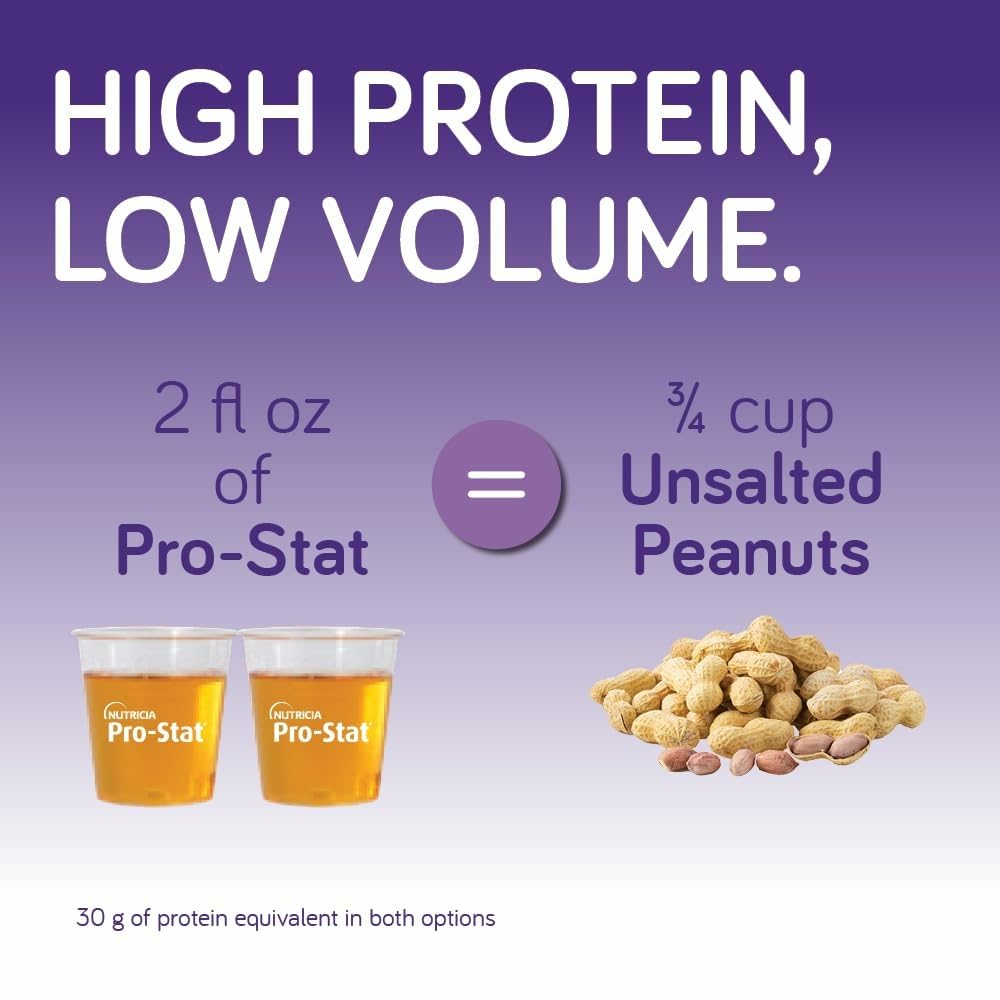 Pro-Stat vanilla liquid protein being mixed in a mug for easy use