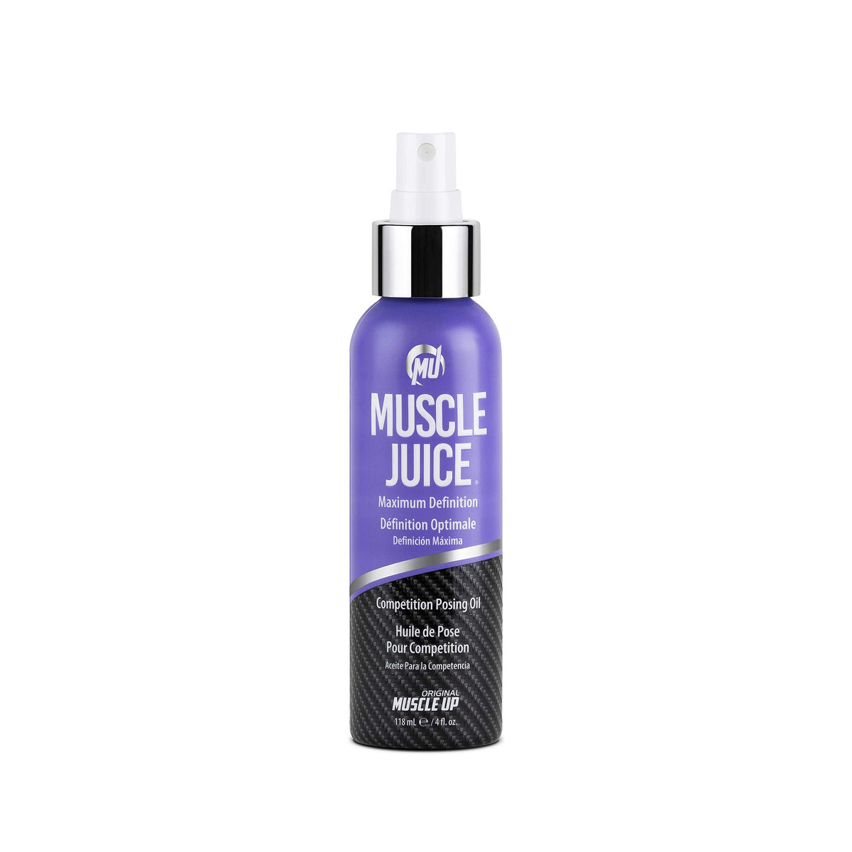 Pro Tan Muscle Juice bottle pour showing easy grip and even distribution