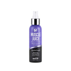 Pro Tan Muscle Juice bottle pour showing easy grip and even distribution