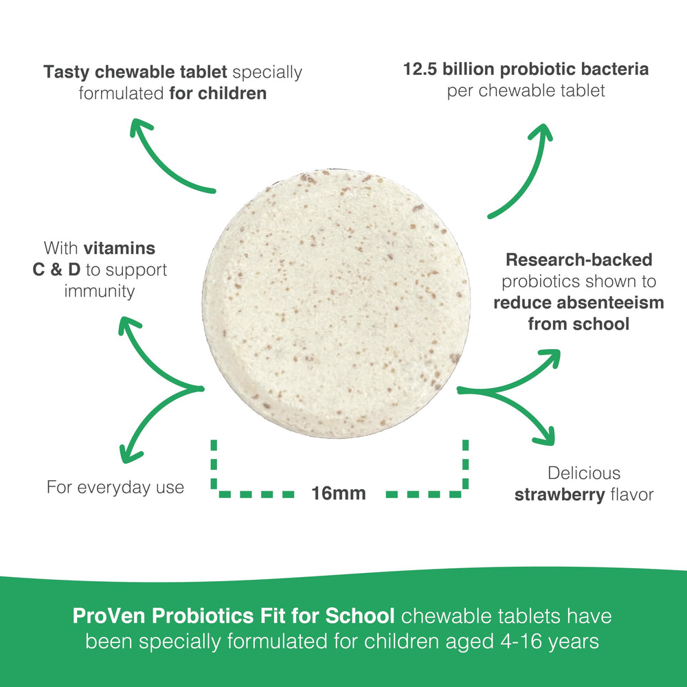 Strawberry flavor close-up highlighting kid-friendly chewable for daily use.