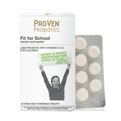 Pro-Ven Fit for School Kids bottle ready for daily probiotic routine.