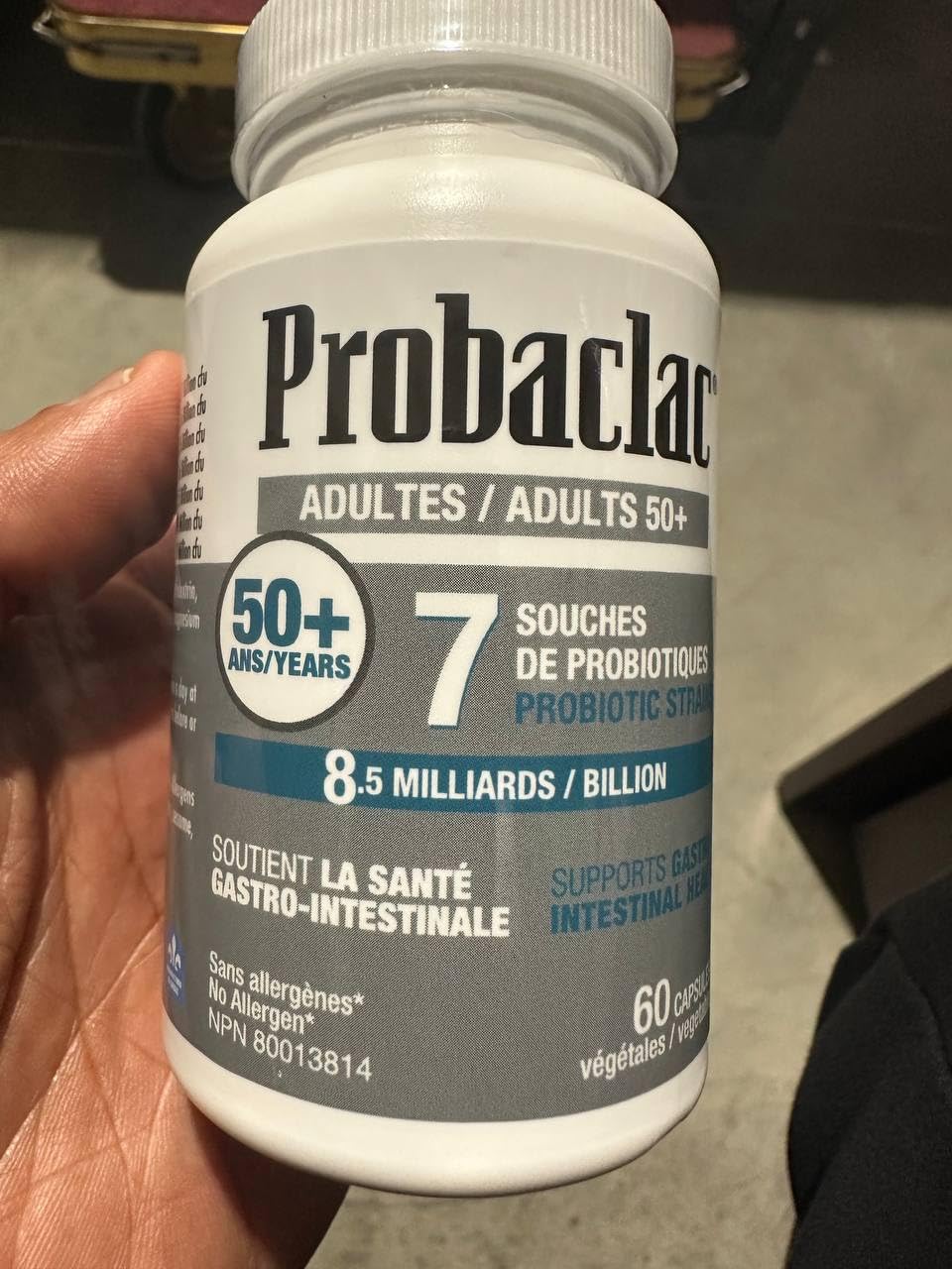 Probaclac soy-free icon signaling allergen safety.