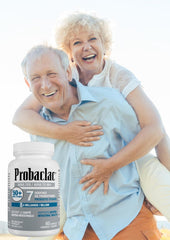 Probaclac veggie capsules closeup emphasizing allergen-free ingredients.
