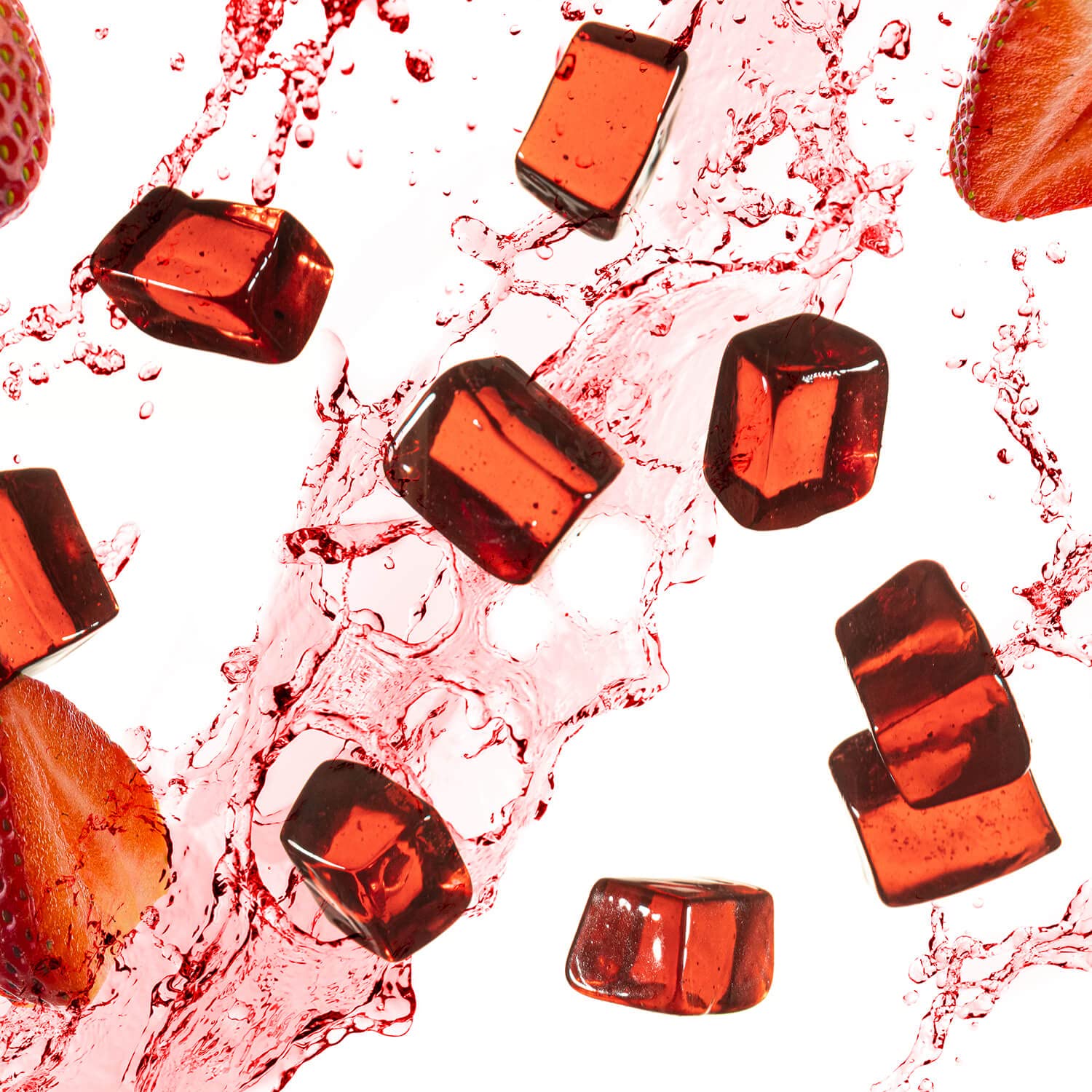 PROBAR Bolt strawberry chews close-up showing natural flavor and steady energy support.
