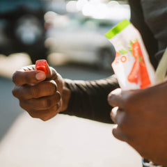 PROBAR Bolt strawberry ingredients highlight organic non-GMO composition for cleaner fueling.