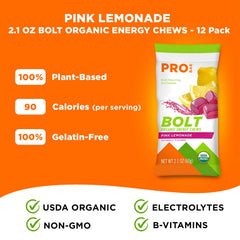 Probar Bolt chews with B vitamins and electrolytes for quick energy