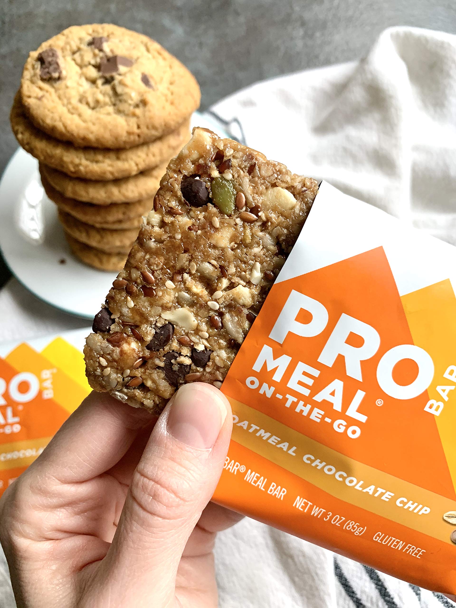 Probar oatmeal-chocolate-chip-bar: 400 calories per bar for substantial on-the-go fueling