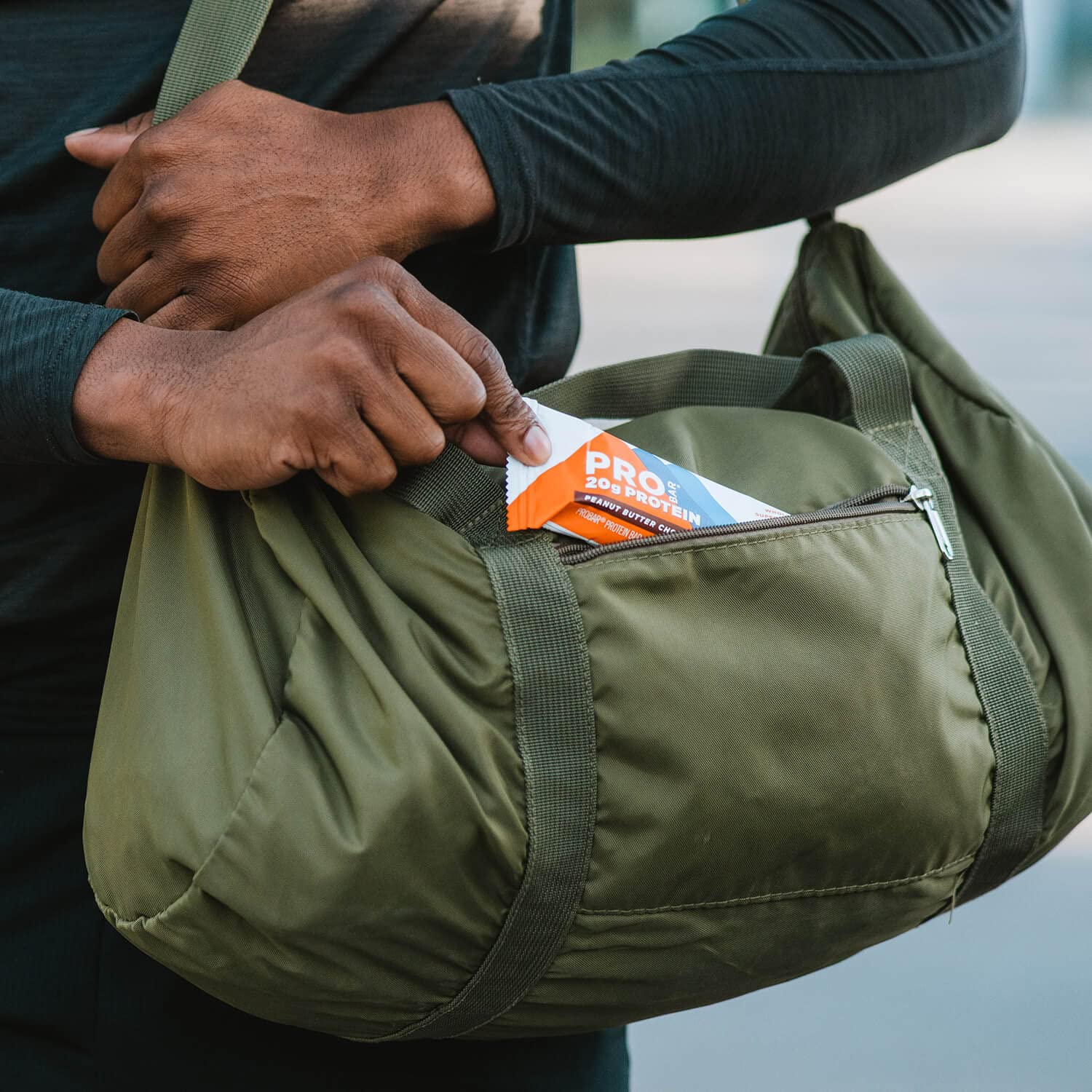 PROBAR packaging emphasizing Non-GMO and gluten-free ingredients.