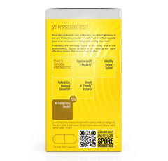 Probiogen Daily Digestive Balance bottle beside water for daily wellness.